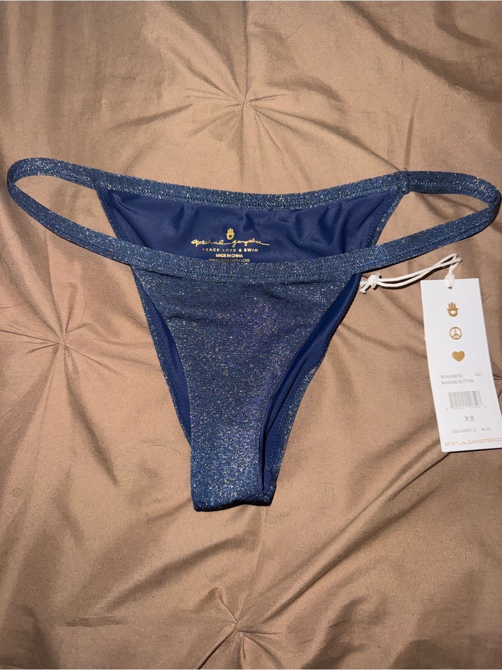Spiritual gangster bikini bottom xs